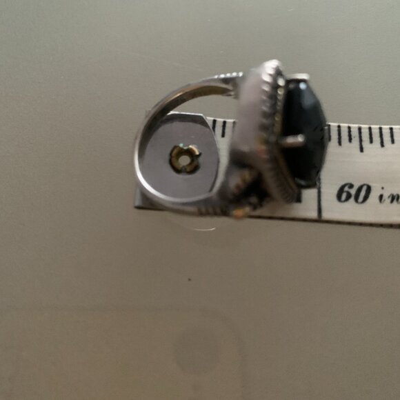 BNWT EFFY 18K Yellow Gold and Sterling Silver Onyx Ring Box Set - Picture 12 of 13